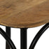 Swen Studio -  Cross Chairs 6 pcs Black Solid Mango Wood